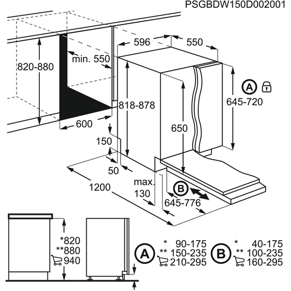 MÁQUINA DE LAVAR LOUÇA ZANUSSI - ZDLN 2521