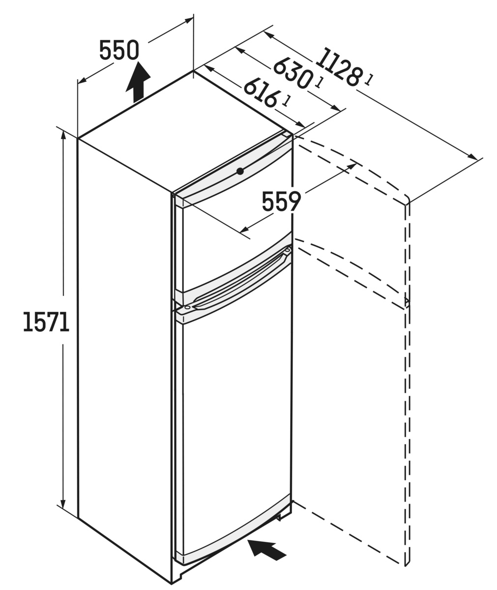 FRIGORÍFICO LIEBHERR - CTe 2931