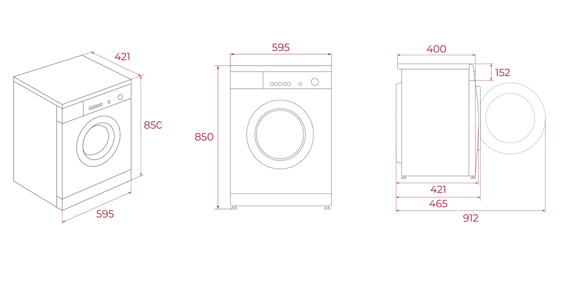 MÁQUINA DE LAVAR ROUPA TEKA - WMK 40740 WH
