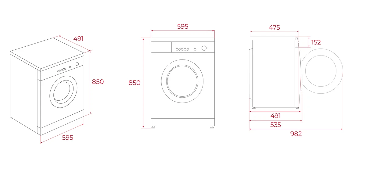 MÁQUINA DE LAVAR ROUPA TEKA - WMK 40840 WH