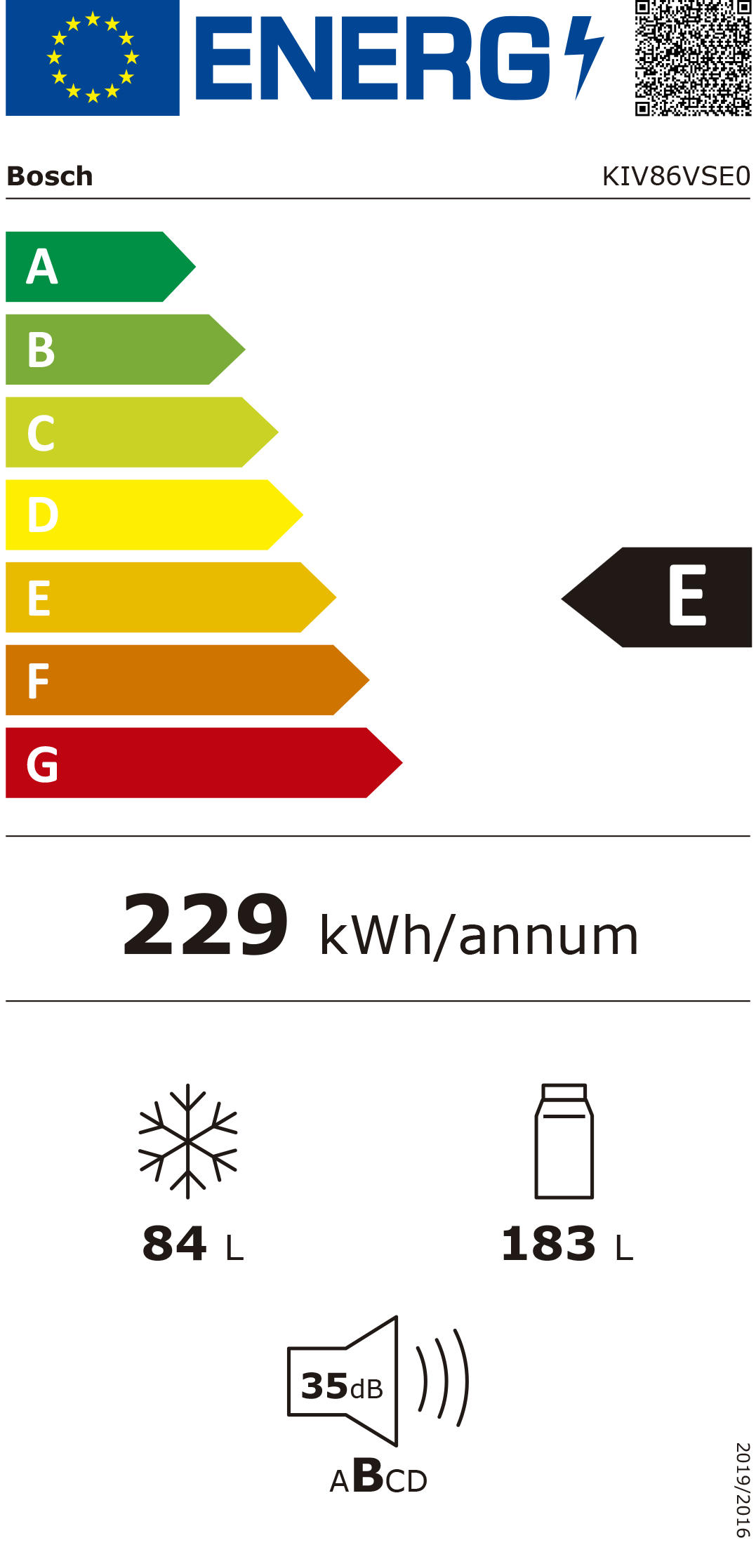 COMBINADO BOSCH - KIV86VSE0 -