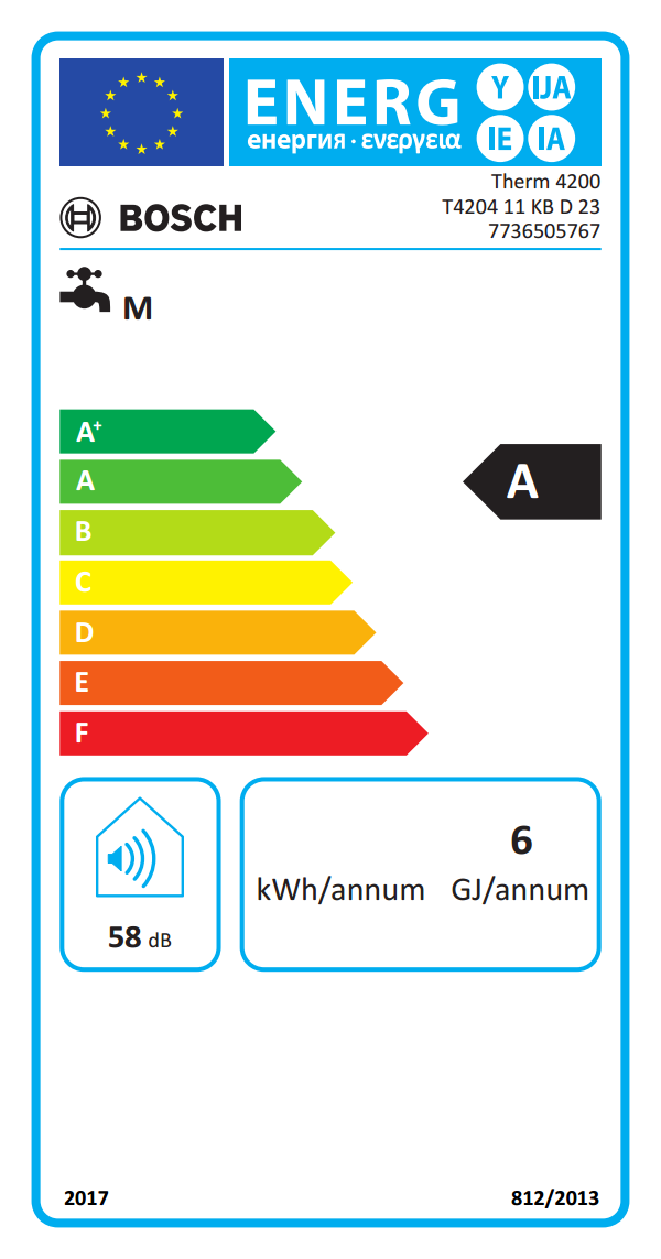 ESQUENTADOR BOSCH THERM 4200 - T4204 11 KB D 23 - G. NAT