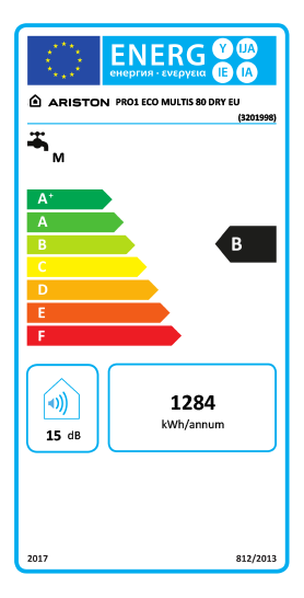 TERMOACUMULADOR ARISTON - PRO1 ECO MULTIS 80 DRY EU