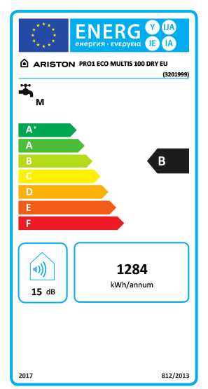 TERMOACUMULADOR ARISTON - PRO1 ECO MULTIS 100 DRY EU