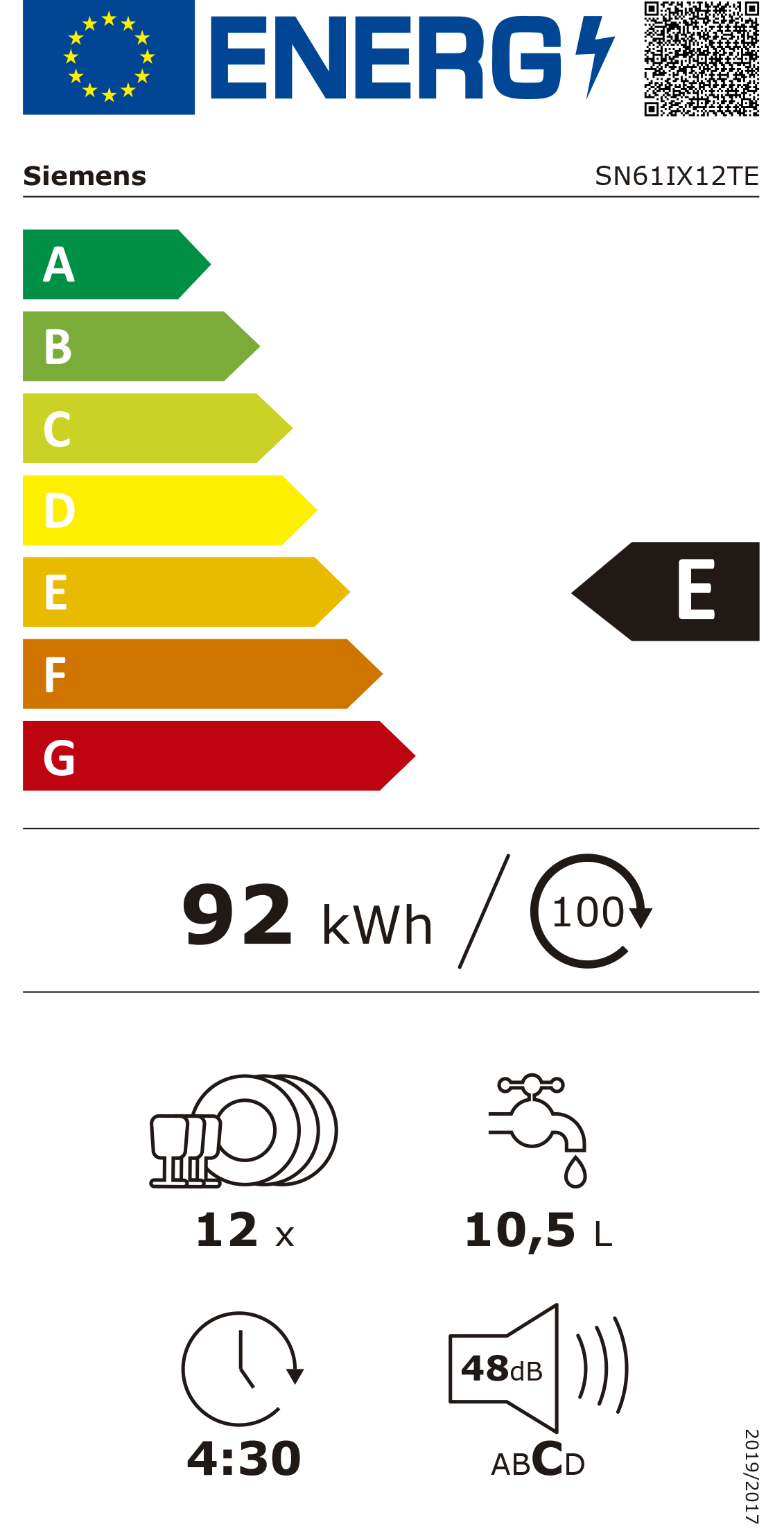 Etiqueta de Energia