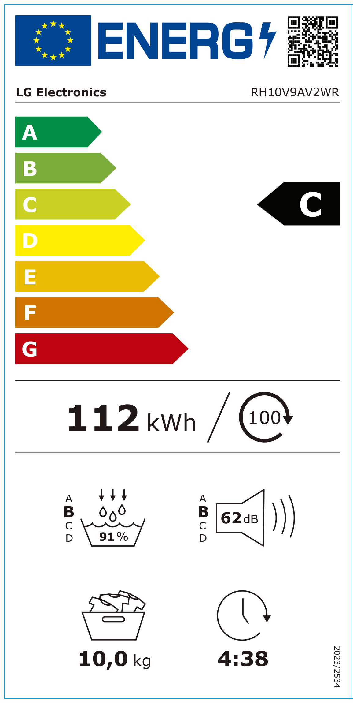 SECADOR DE ROUPA LG - RH10V9AV2WR