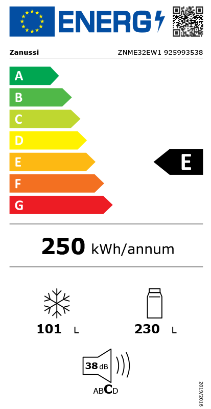 COMBINADO ZANUSSI - ZNME32EW1