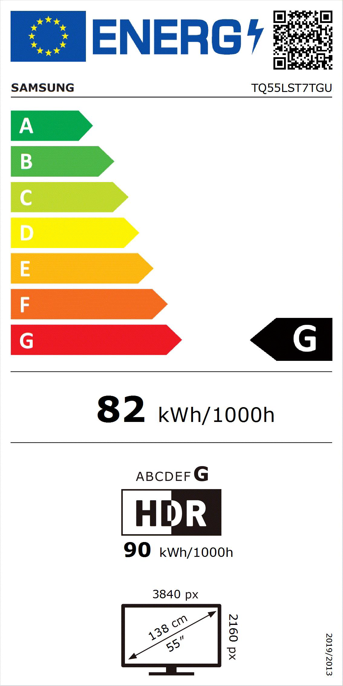 QLED SAMSUNG - TQ55LST7TGUXXC