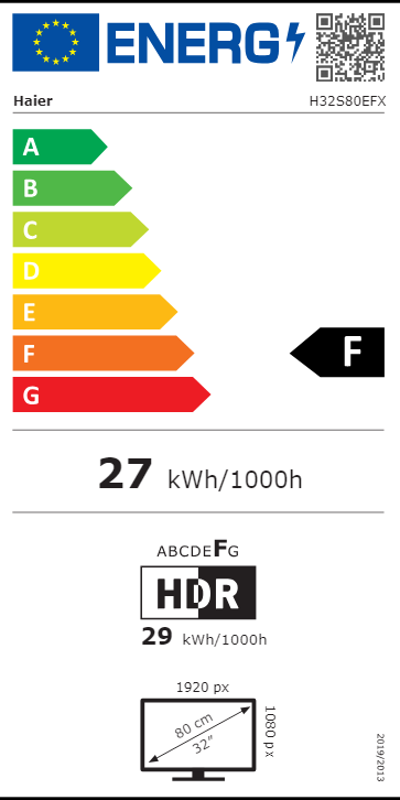 QLED HAIER - H32S80EFX