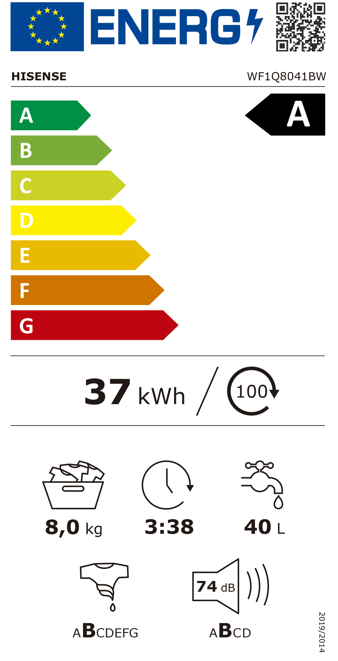 Etiqueta de Energia