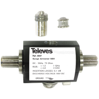 DESCARREGADOR DE SOBRETENS�ES COAXIAL TELEVES