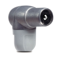 CONECTOR ANGULAR BLINDADO MACHO 9,5mm TELEVES - (Enc. Min. 25 Unid.)