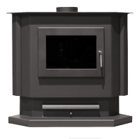 SALAMANDRA A LENHA DE CANTO METLOR - S730