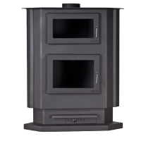 SALAMANDRA A LENHA C/ FORNO DE CANTO METLOR - S990C