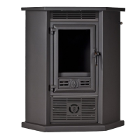 SALAMANDRA A LENHA VENTILADA DE CANTO METLOR - SR910