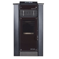 SALAMANDRA A PELLETS AQ. CENTRAL METLOR - AQUALUXO - PRETO