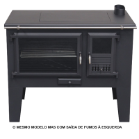 FOG�O A LENHA METLOR - ME140 - SAIDA FUMOS ESQUERDA