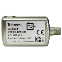 FILTRO LTE F TELEVES VHF/UHF C21-60