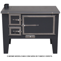 FOG�O A LENHA METLOR - ME14 - SA�DA FUMOS DIREITA