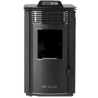 SALAMANDRA A PELLETS C/VENTILA��O METLOR - ISABEL - PRETO