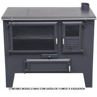 FOG�O A LENHA METLOR - ME130 - SAIDA FUMOS ESQUERDA