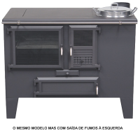 FOG�O A LENHA METLOR - ME90 - SAIDA FUMOS ESQUERDA