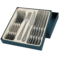 SET TALHERES MAGEFESA - MOD. 610 - FACA + GARFO DE CARNE - 12 PE�AS