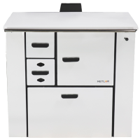 FOG�O A LENHA ESMALTADO METLOR - BRANCO