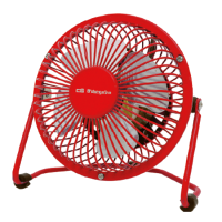 VENTOINHA DE MESA 10CM ORBEGOZO - PW 1021 - VERMELHA