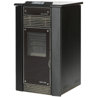 SALAMANDRA A PELLETS AQ. CENTRAL METLOR - AQUALUXO ECO - PRETO