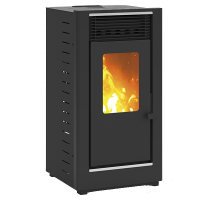 SALAMANDRA A PELLETS EKALLOR - KO 8,7 KW - PRETA