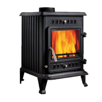 SALAMANDRA A LENHA EM FERRO FUNDIDO METLOR - SFFDB02